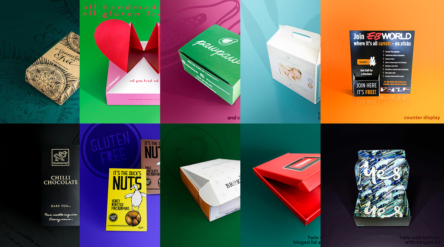 Pakko's cardboard products branded as fun